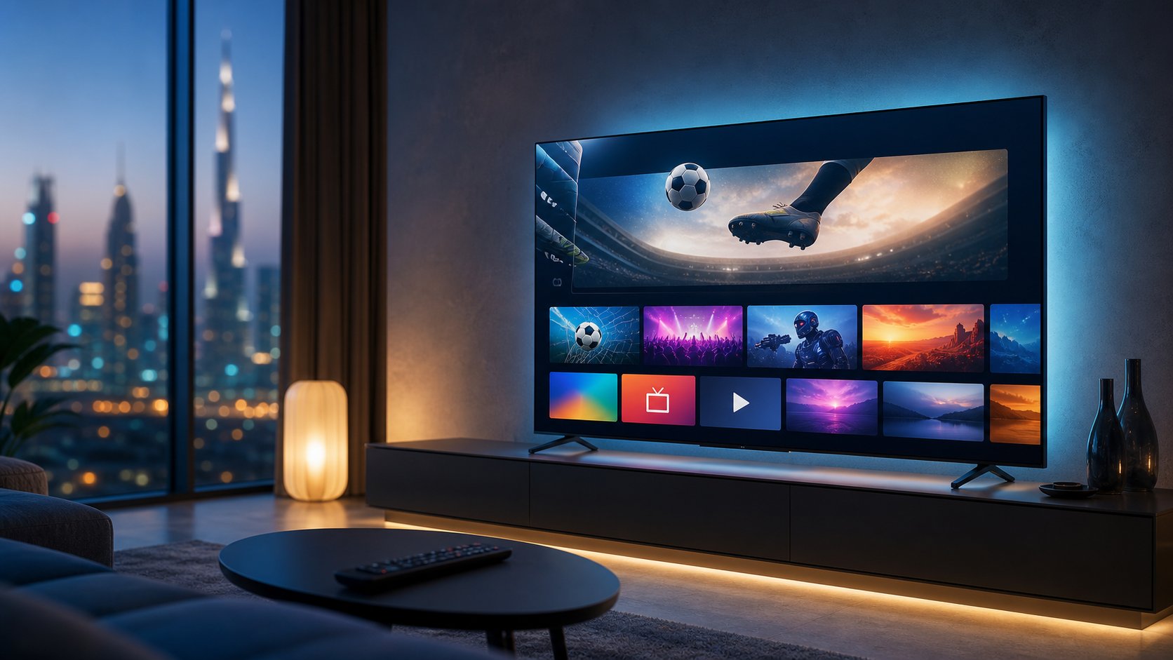 IPTV smart TV streaming image